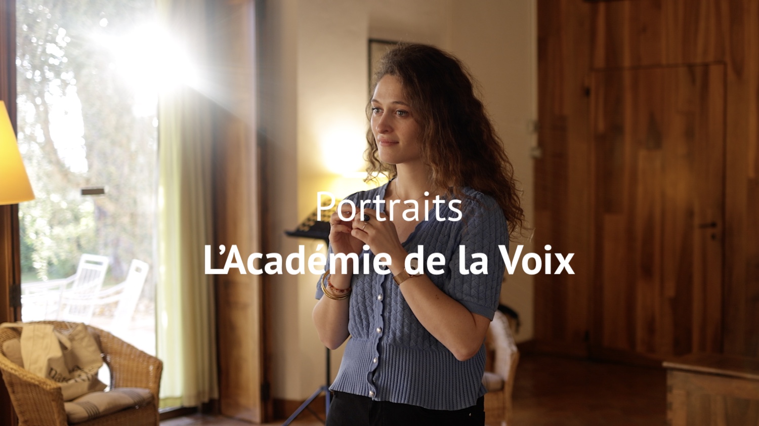 L'Académie de la voix portraits videos academie de la voix realisation cedric martinelli